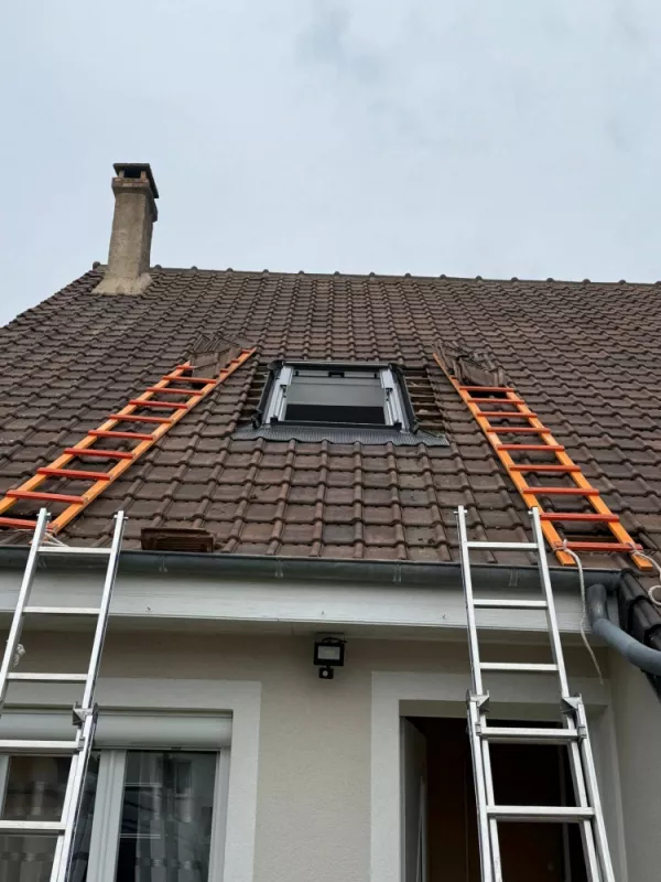 Pose de fenêtres de toit , Chartres, LGH couverture